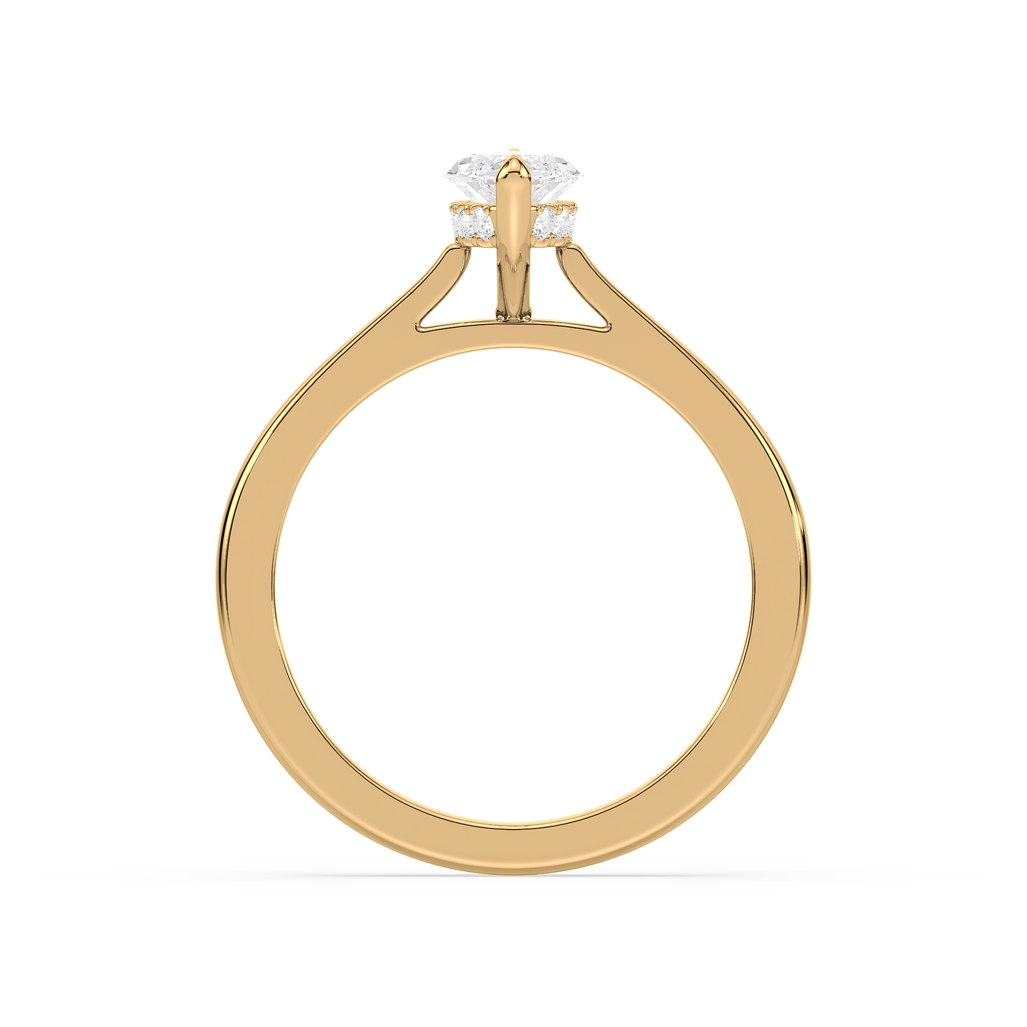 Classic Marquise Halo Ring