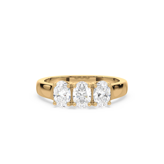 Classic Oval Trilogy Ring
