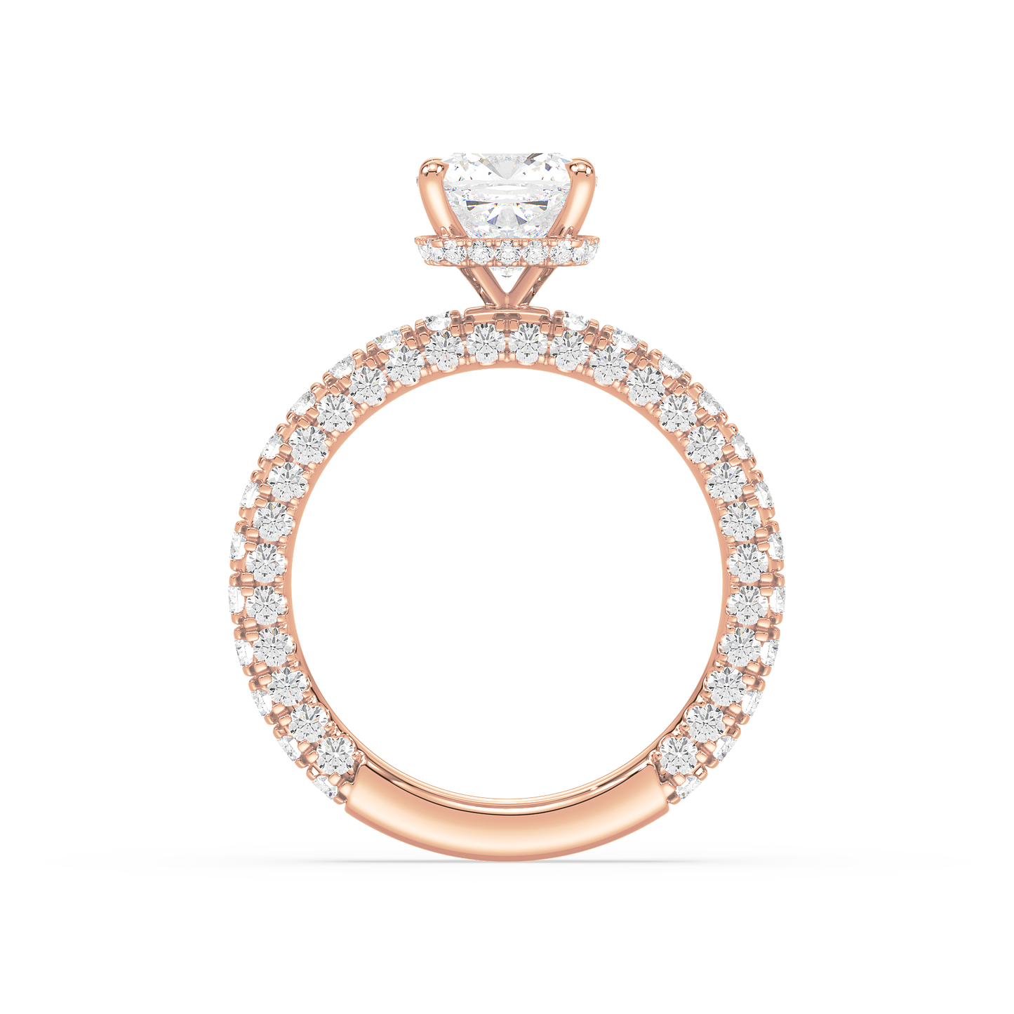 Regal Cushion Soliatire Ring