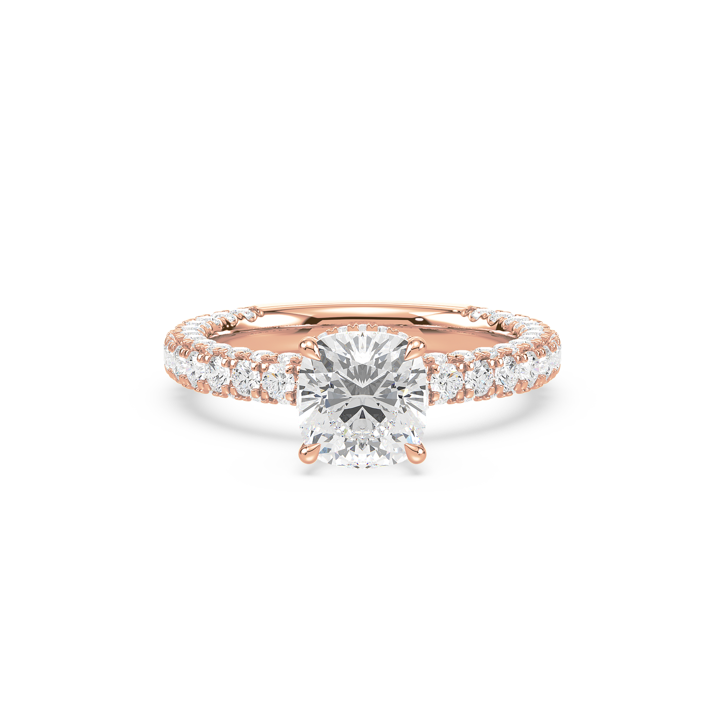 Regal Cushion Soliatire Ring