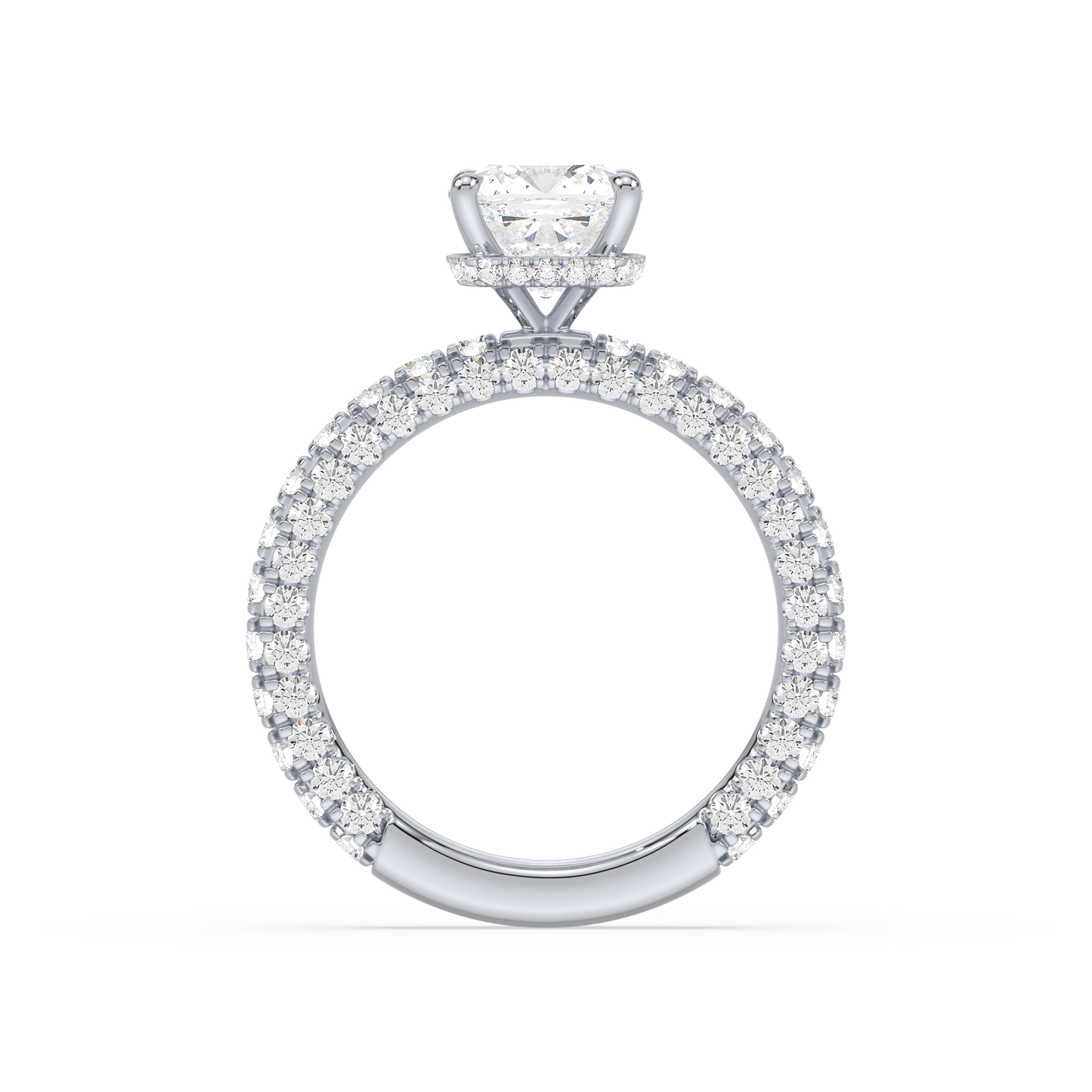 Regal Cushion Soliatire Ring
