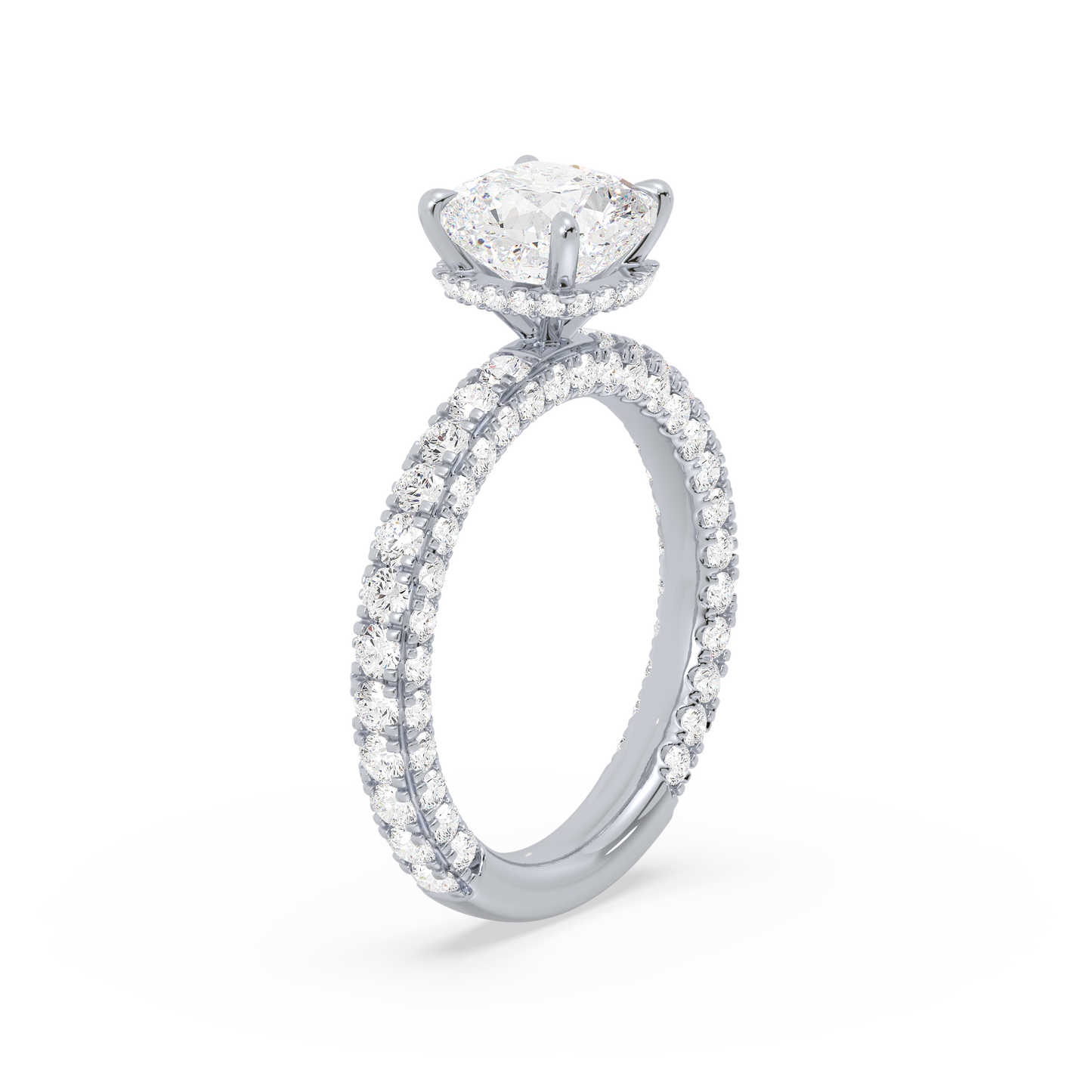 Regal Cushion Soliatire Ring